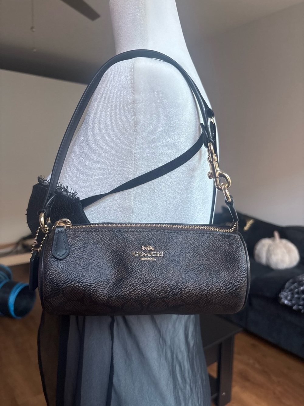 Coach signature nolita barrel bag